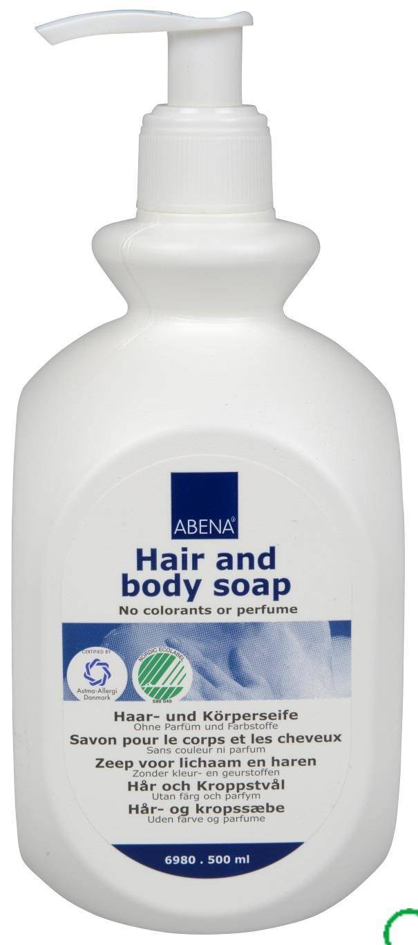 Abena Milde Douche- en Bademulsie Parfumvrij 500 ml