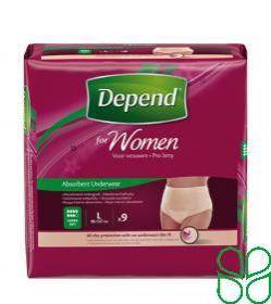 Depend For Women Normal L Pants 9 stuks