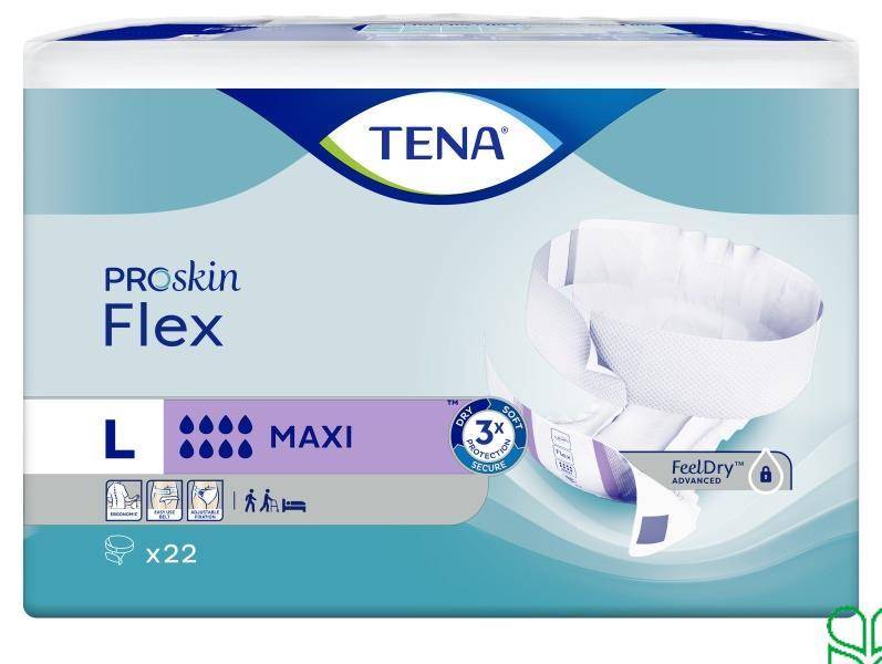 Tena Flex Normal Heupbandslip L 100 cm-135 cm Proskin 34 Stuks