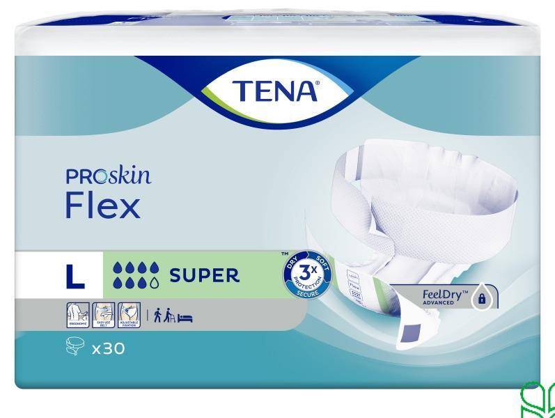 Tena Flex Super Heupbandslip L 83 cm-120 cm Proskin 30 Stuks