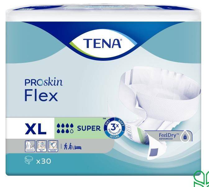 Tena Flex Super Heupbandslip XL 105 cm-153 cm Proskin 30 Stuks