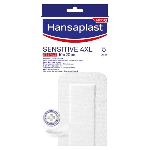 Hansaplast Sensitive 4XL Sterile Strips 10 x 20cm 4 stuks