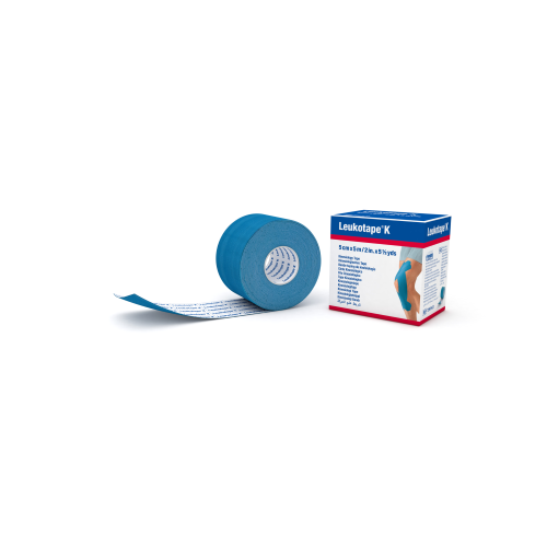 Leukotape K blauw 5m x 5cm 