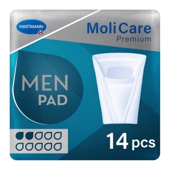 Molicare Premium Men 2 Druppels Inleggers 14 stuks