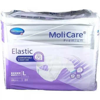 Molicare Premium Elastic 8 Druppels L Slips 24 stuks