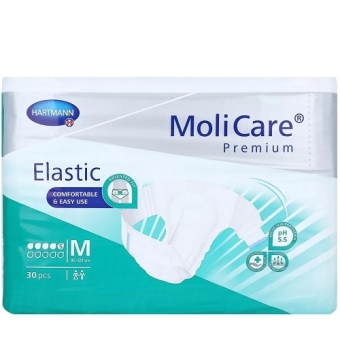 Molicare Premium Elastic 5 Druppels M Slips 30 stuks