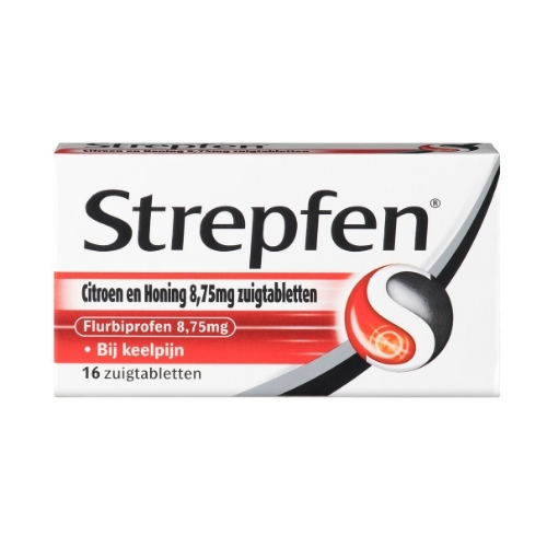 Strepfen Citroen En Honing Zuigtabletten 16 stuks