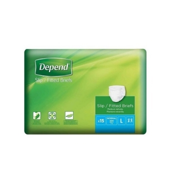 Depend Normal L Slips 15 stuks