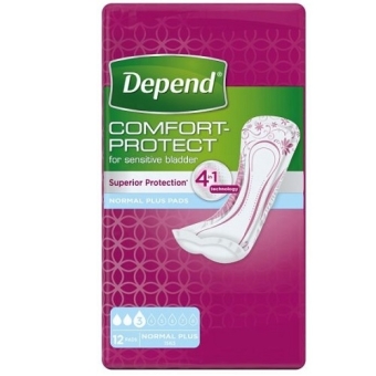 Depend Inlegger Normal Plus 12 Stuks