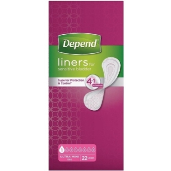 Depend Lady Ultra Mini Inleggers 22 stuks