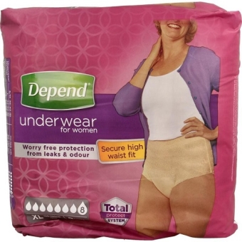 Depend Voor Vrouwen Super Pants XLarge 9 Stuks