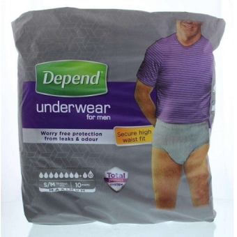 Depend Voor Man Maximum Pants Small/Medium 10 Stuks