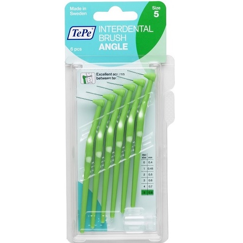 Tepe Angle 0.8mm Groen Interdental Ragers 6 stuks