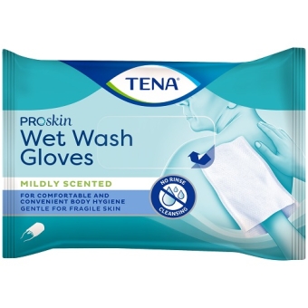 Tena Proskin Wet Wash Glove Mildley Scented Washandjes 8 stuks