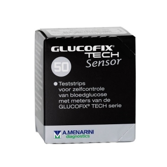 Glucofix Tech Sensor Glucose Teststrips 50 stuks