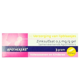 San Zinksulfaat 0,05mg/g Gel 3g