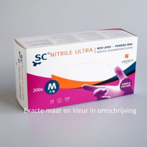 SCÂ® Nitrile Ultra handschoen niet-steriel maat L 10x200stuks