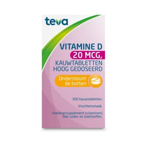 Teva vitamine D 20mcg 800IE tablet