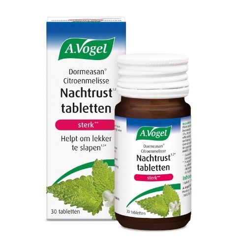 A.Vogel Dormeasan Citroenmelisse Sterk Nachtrust Tabletten 30 stuks