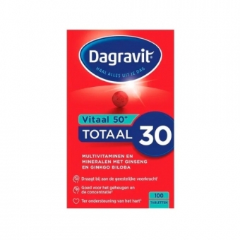 Dagravit Totaal 30 Vitaal 50+ 100 tabletten