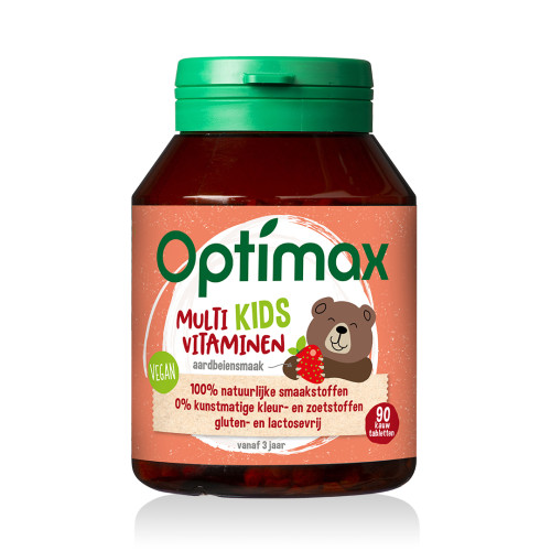 Optimax Kids Multivitamine Kauwtabletten 90 stuks