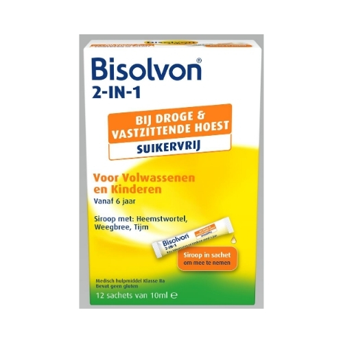 Bisolvon 2-in-1 Sachets 12 stuks