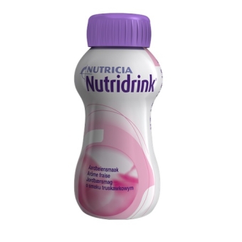 Nutricia Nutridrink Aardbei Flesjes 4 x 200ml