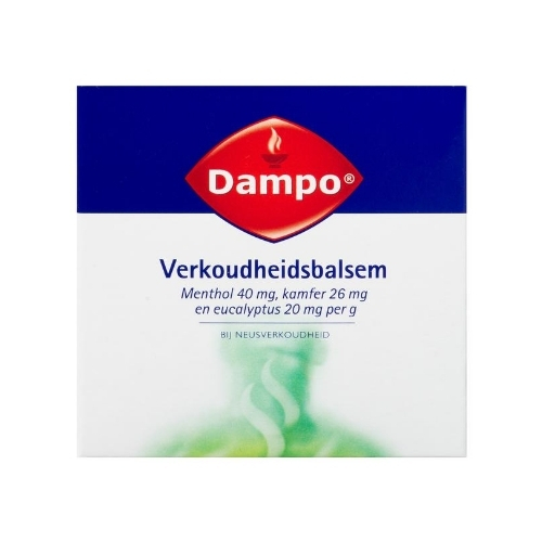 Dampo Menthol Kamfer Eucalyptus 40/26/20 mg Verkoudheidsbalsem 30g