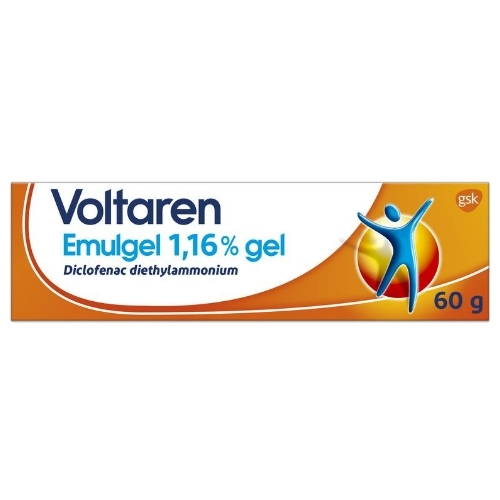 Voltaren Emulgel 1,16% gel Diclofenac 60gr