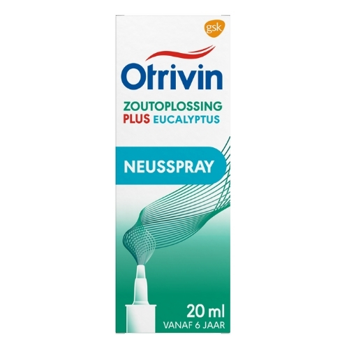 Otrivin Zoutoplossing Plus Eucalyptus Neusspray 20ml