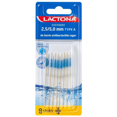 Lactona Easydent A 2,5/5,0mm Ragers 8 stuks