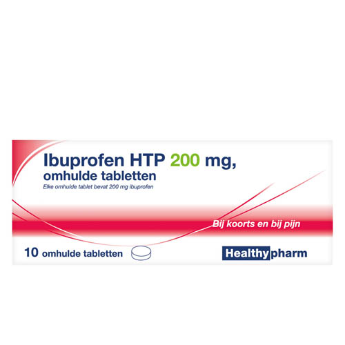 Healthypharm Ibuprofen 200mg 10 stuks