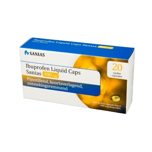 Sanias ibuprofen liq caps 400mg