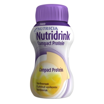 Nutridrink Compact Protein Drinkvoeding Vanille Flesje 4 x 125 ml