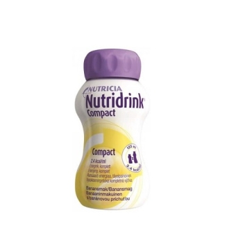 Nutricia Nutridrink Compact Banaan Flesjes 4 x 125ml