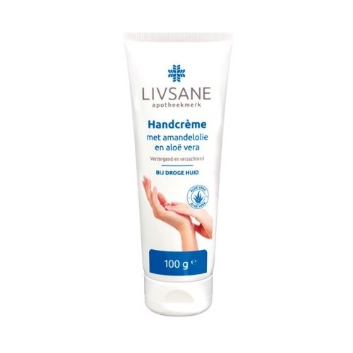 Livsane Amandelolie en Aloë Vera Handcrème 100g