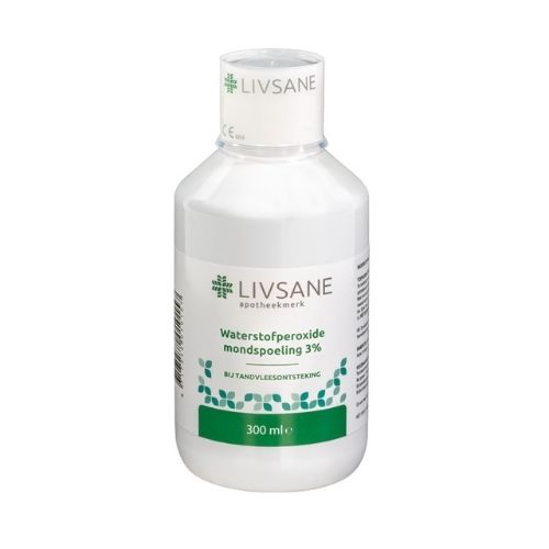 Livsane Waterstofperoxide mondspoeling 3% 300 ml