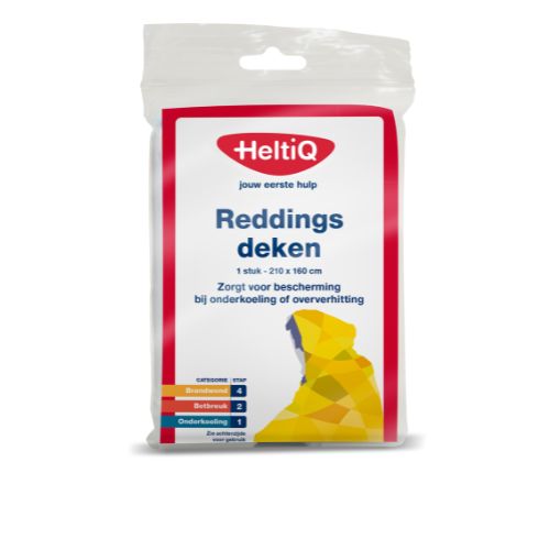 HeltiQ Reddingsdeken, 1 zakje 1 stuk