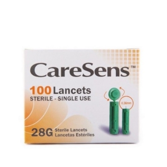 Caresens 28G Lancetten 100 stuks