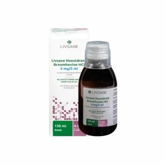 Livsane hoestdrank Broomhexidine 4 mg/5 ml 150ml