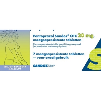 Sandoz Pantoprazol 7 stuks