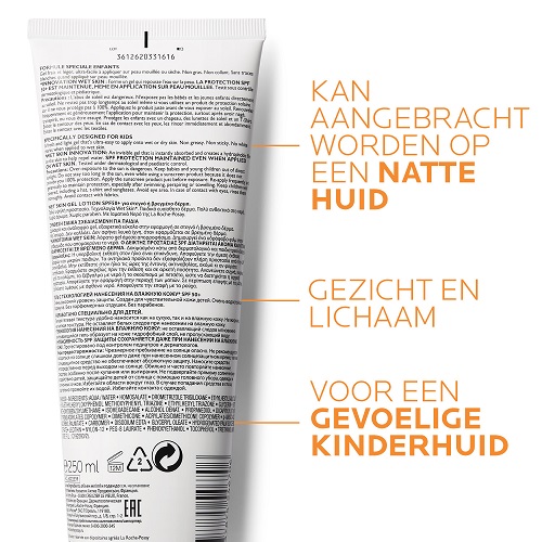 La Roche-Posay Anthelios Kind Zonnebrand SPF50+ Gel 200ml