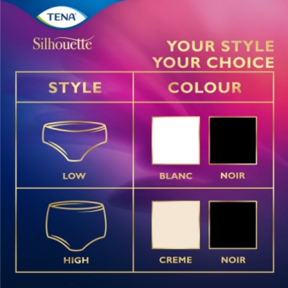 Tena Silhouette Blanc Normal Low Waist Onderbroeken L 10 stuks