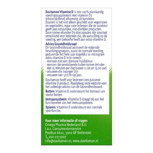 Davitamon Vegan Vitamine D Capsules 30 stuks