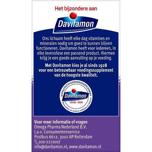 Davitamon Vitamine D 75mcg Smeltabletten 75 stuks