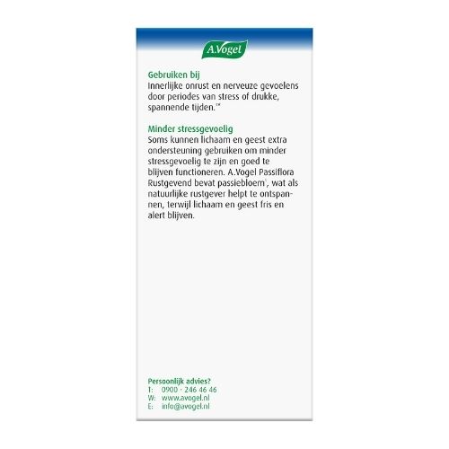 A.Vogel Passiflora Rustgevende Tabletten 200 stuks