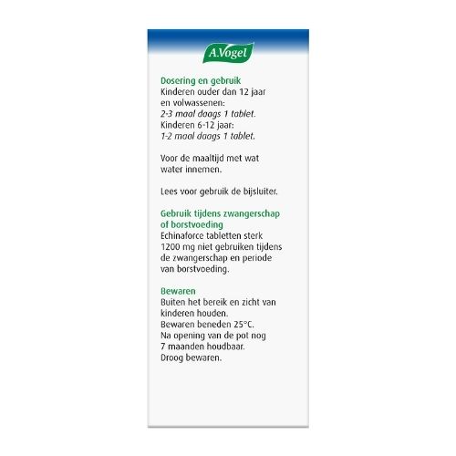 A.Vogel Echinaforce Sterk 1200mg Tabletten 30 stuks