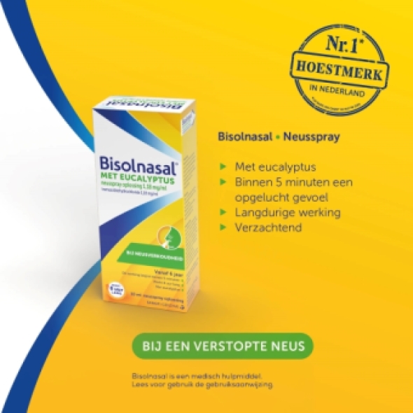 Bisolnasal Met Eucalyptus Neusspray 10ml