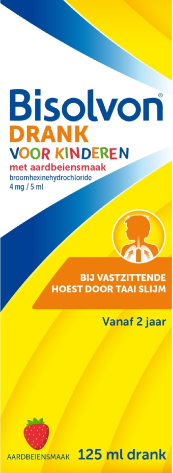 Bisolvon Voor Kinderen Broomhexine 4mg/5ml Drank 125ml