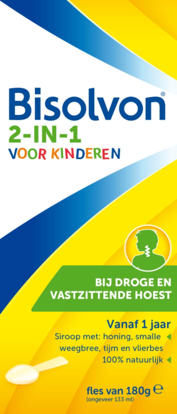 Bisolvon 2-In-1 Voor Kinderen Siroop 133ml